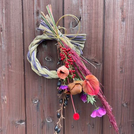 ドライフラワーしめ縄 | STORES