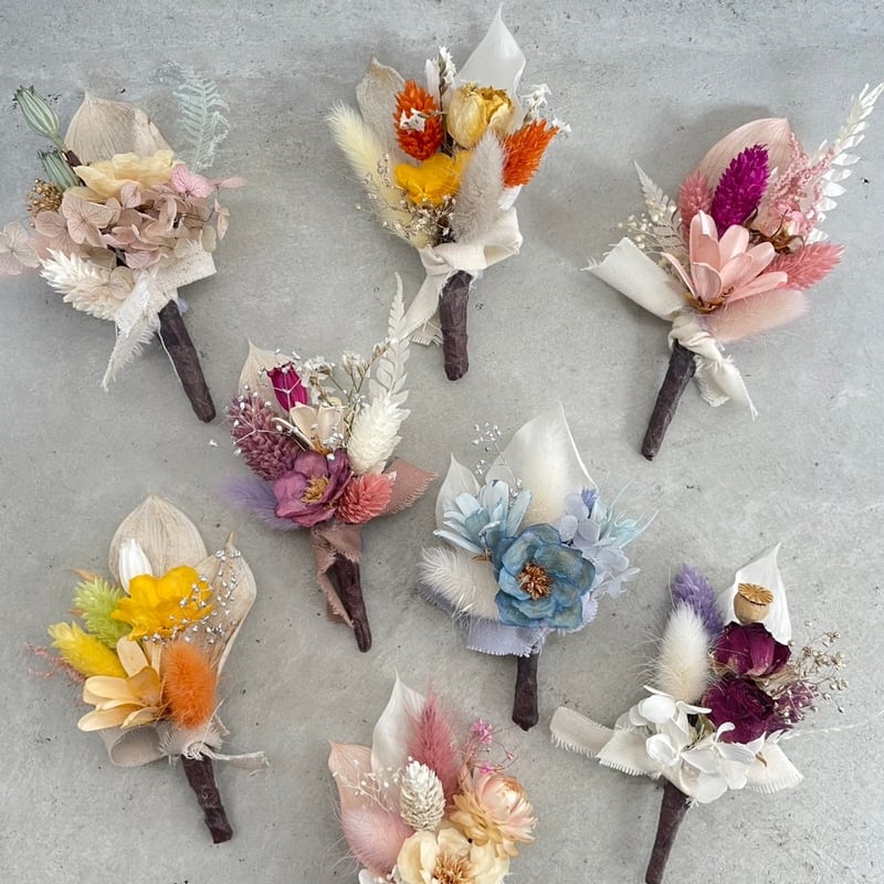 カネコイサオ フラワーブーケコサージュ2個set カネコイサオ フラワーブーケコサージュ2個set カネコイサオ フラワー