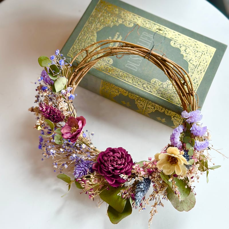 ドライフラワーリース S】 | flowershop KAIKA ドライフラワーリース S】 | flowershop KAIKA