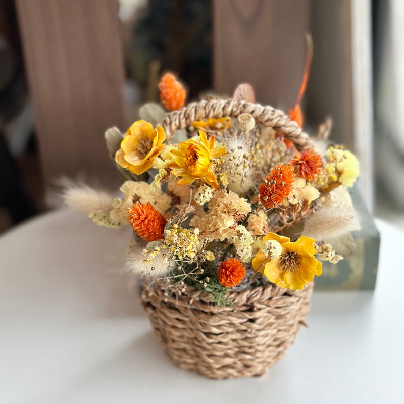 バスケットアレンジ S】 | flowershop KAIKA