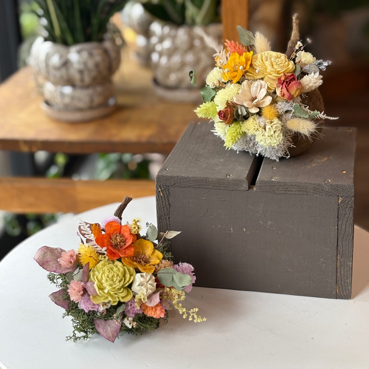 ブッダナッツ＊フラワーアレンジメント 〜feminine〜＊ ブッダナッツ アレンジ】 | flowershop KAIKA