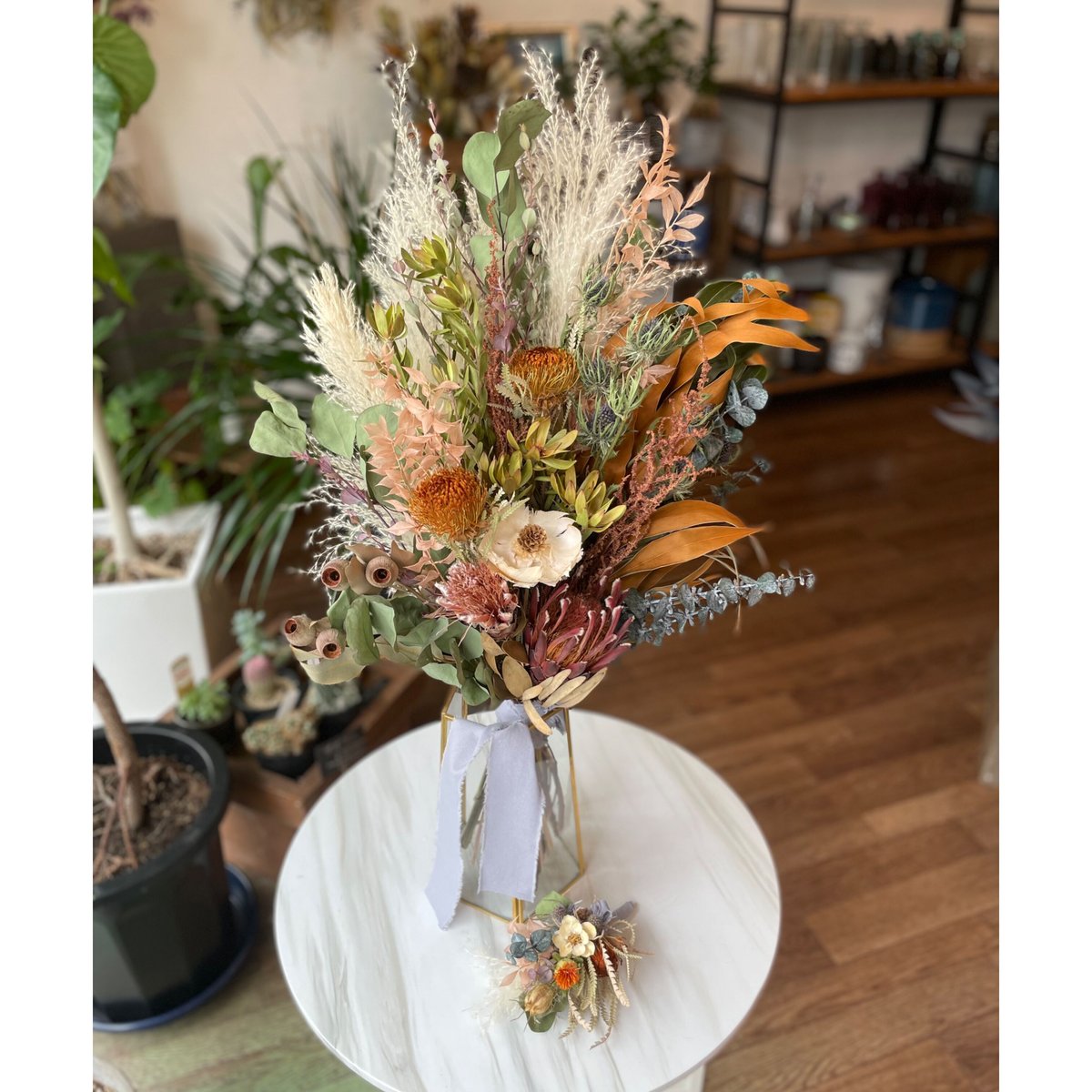 ウェディングブーケ・ブートニアのセット】 | flowershop KAIKA