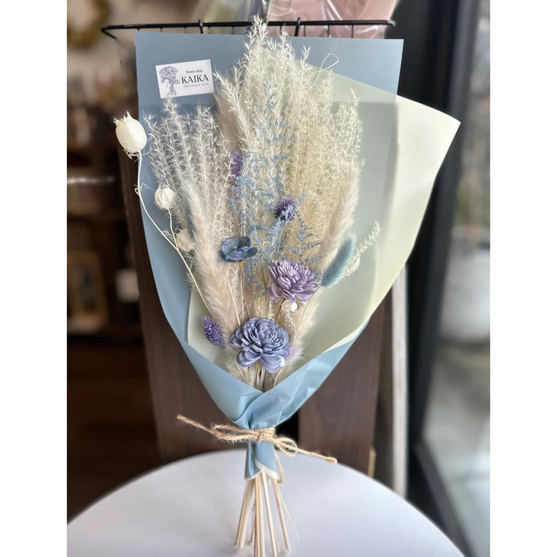 【\"Ｋ‪様おまとめ】ドライフラワー ドライフラワー花束 S】イエロー系 | flowershop KAIKA