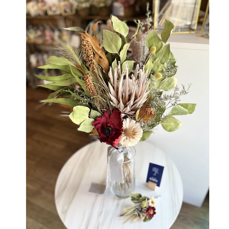 ウェディングブーケ・ブートニアのセット】 | flowershop KAIKA