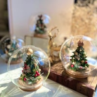 【クリスマスドームアレンジ】