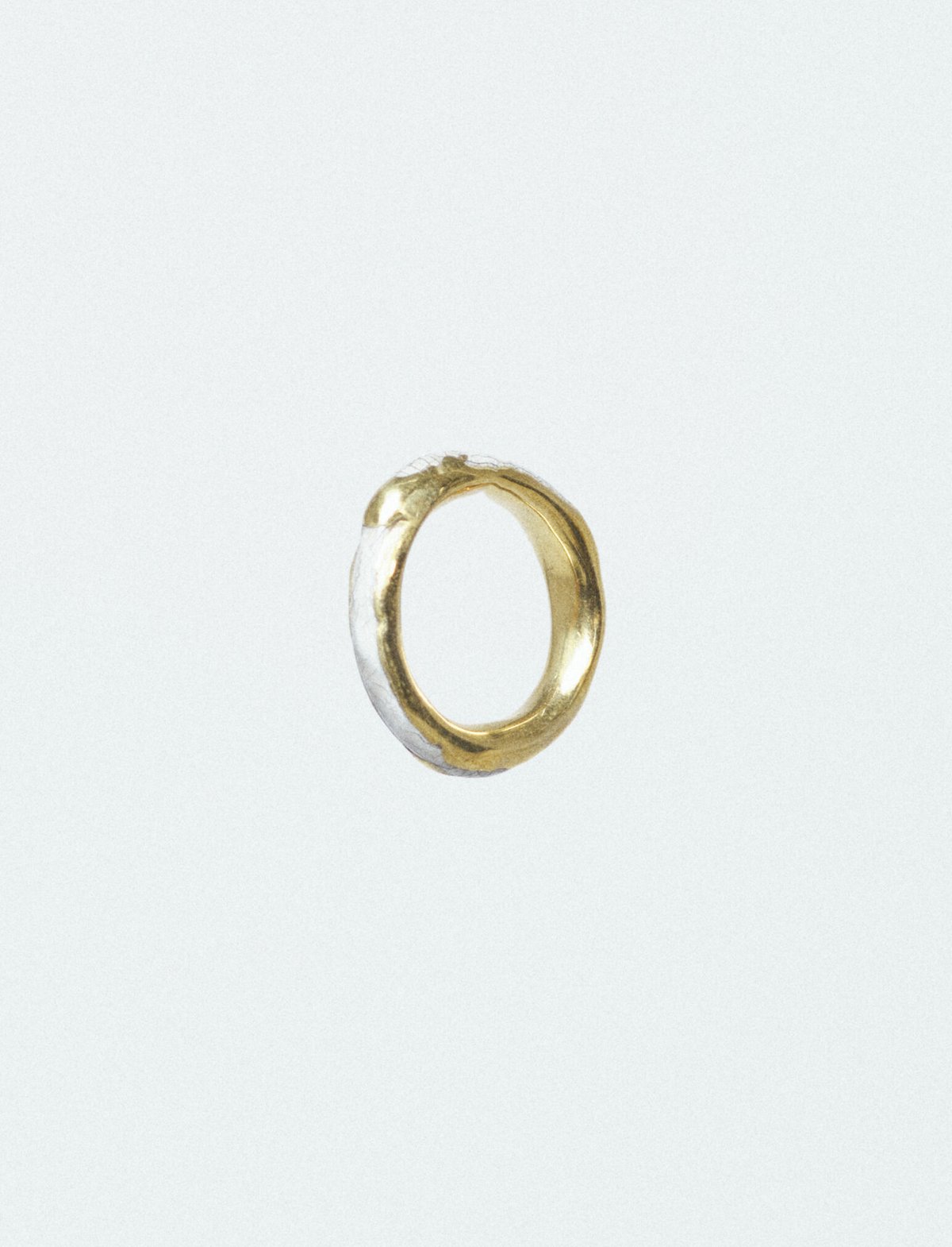 Moon ring_brass_whitegray_R001-2 | MAISON D