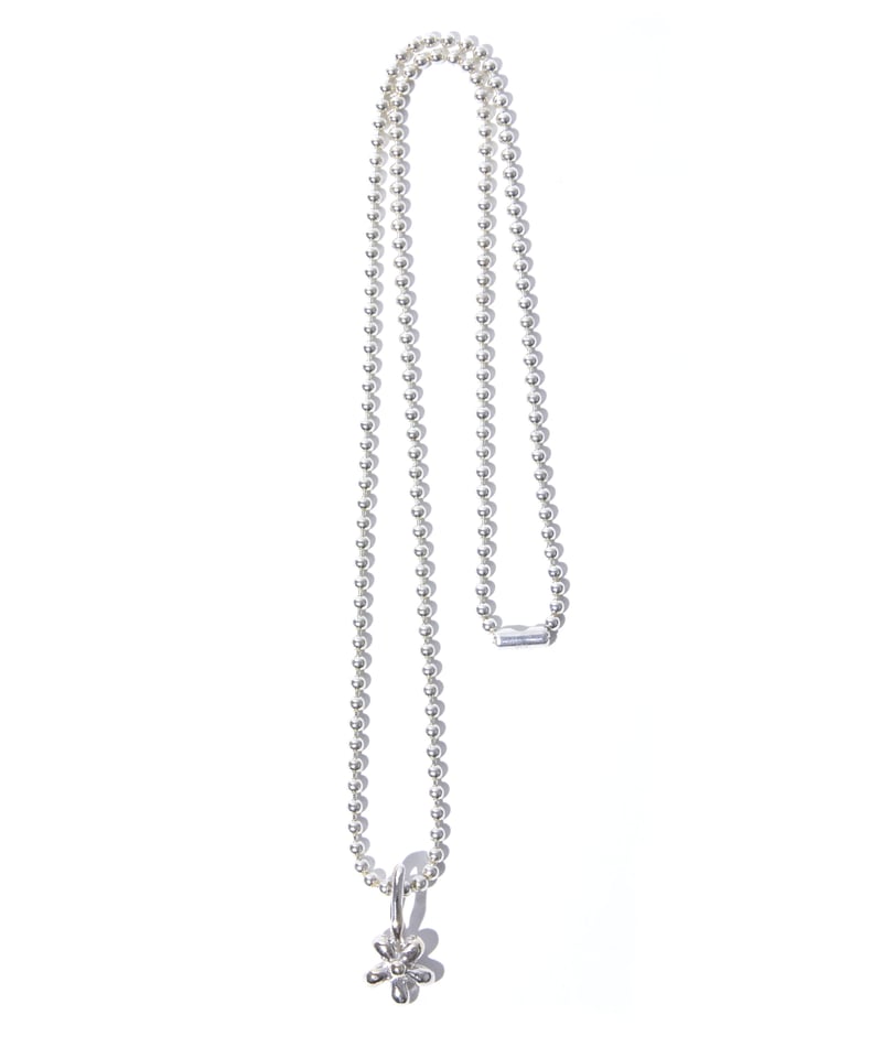 Necklace_flower charm_65_F019 | MAISON D'PULSE Necklace_flower charm_65_F019 | MAISON D'PULSE