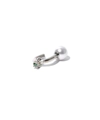 simple pierce_artificial diamond GREEN _P014-3