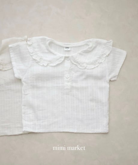 【即納】 moel collar blouse
