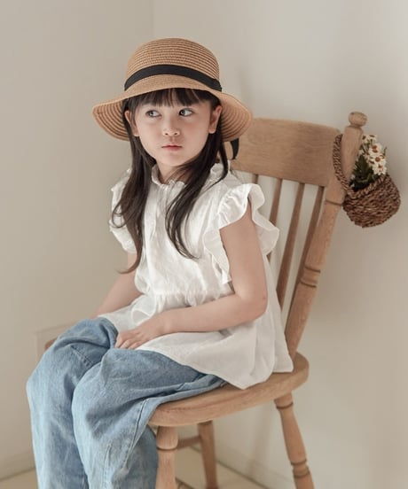 【即納】 lace pintuck blouse