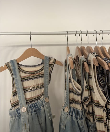 再入荷【即納】 border rib tanktops