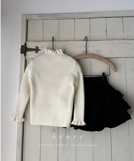 【即納】 corduroy frill skirt