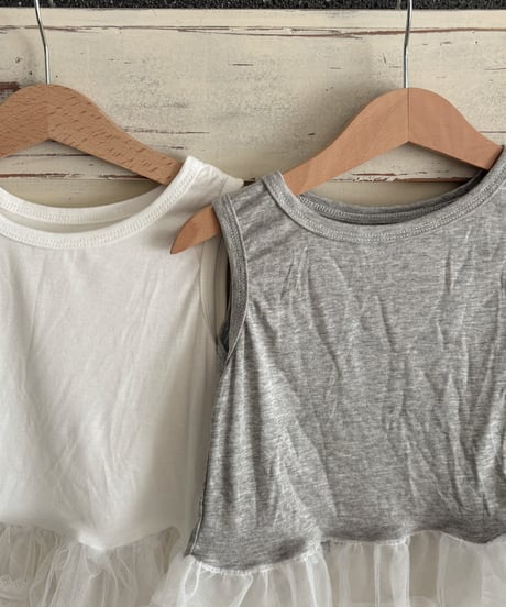 再入荷【即納】layer frill tank top