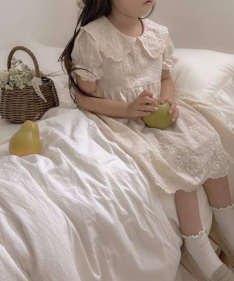 【即納】  blanc flower onepiece