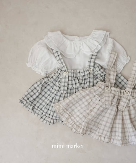 【即納】 duel collar blouse