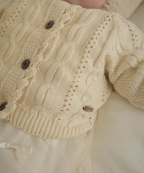 再入荷 【即納】cable cardigan