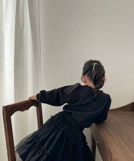 再入荷【即納】tulle skirt  / black