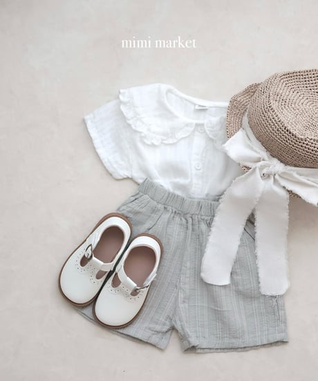 【即納】 moel collar blouse