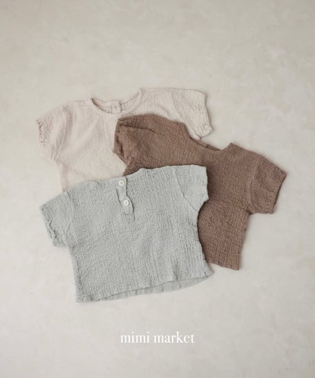 【即納】  wrinkle blouse