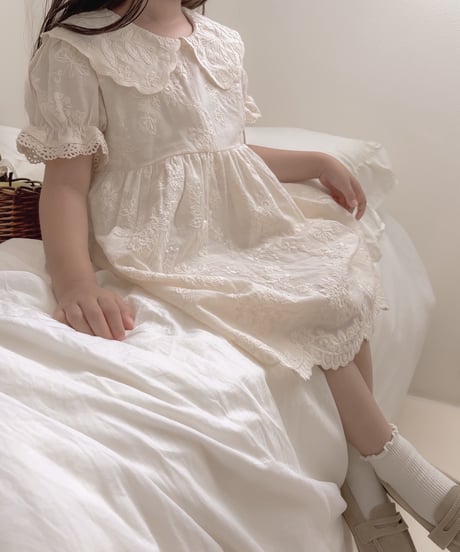 【即納】  blanc flower onepiece