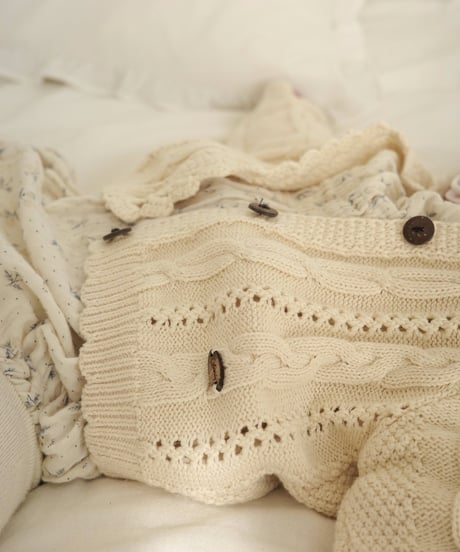 再入荷 【即納】cable cardigan