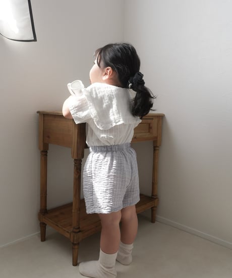 【即納】 moel collar blouse