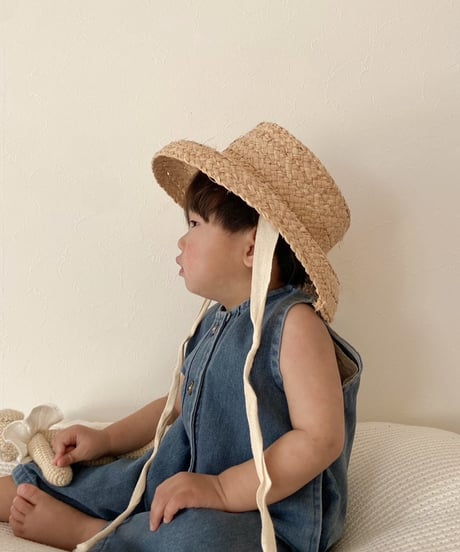 【 即納】denim jump suit