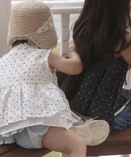 再入荷 【即納】 crinkle dot vest