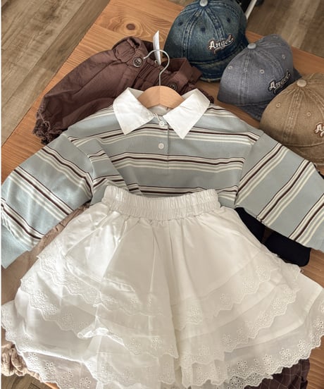 white friill skirt