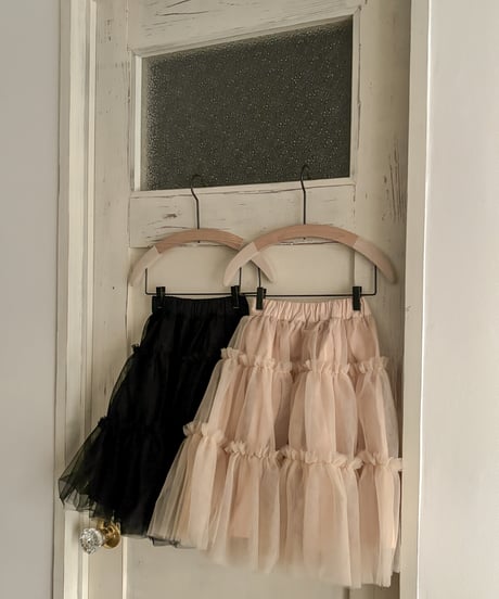 再入荷【即納】tulle skirt  / black