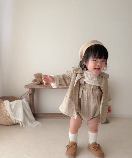【即納】  lala check suspender