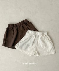 【即納】linen short pants