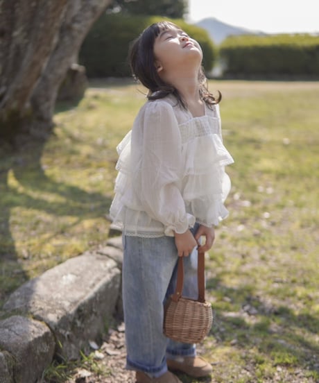 【再入荷】ruffle blouse
