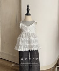 【即納】 tulle camisole tunic
