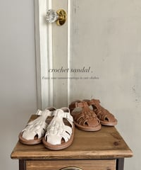 再入荷【即納】crochet sandal