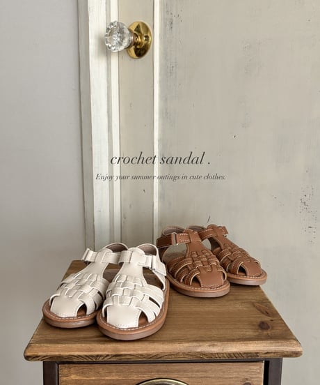再入荷【即納】crochet sandal