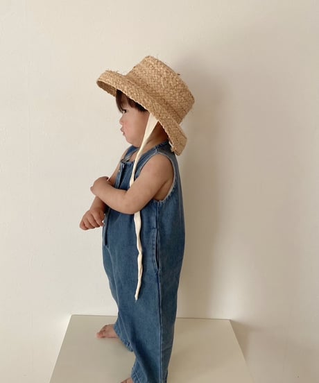 【 即納】denim jump suit