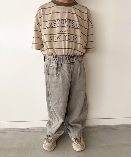 【即納】 vintage border tee