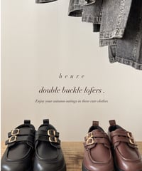再入荷 【即納 】double buckle lofer