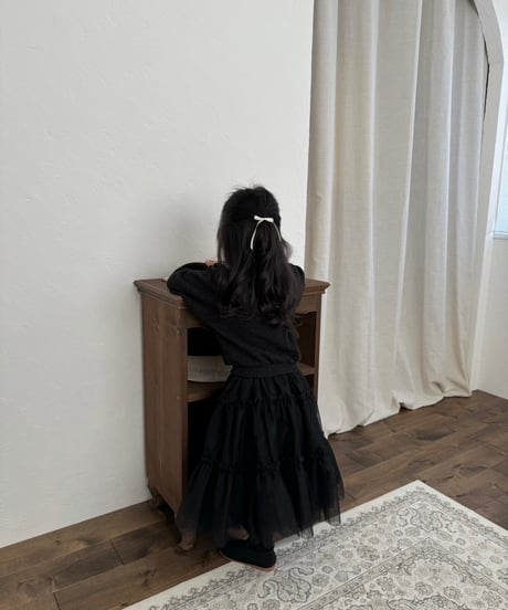 再入荷【即納】tulle skirt  / black
