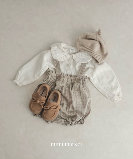 【即納】  lala check suspender