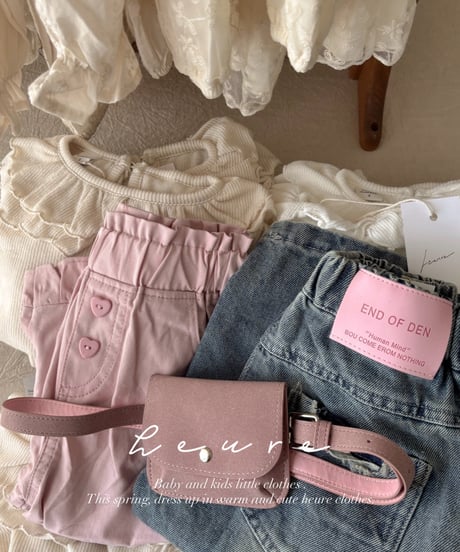 再入荷 【即納】 heart frill pants
