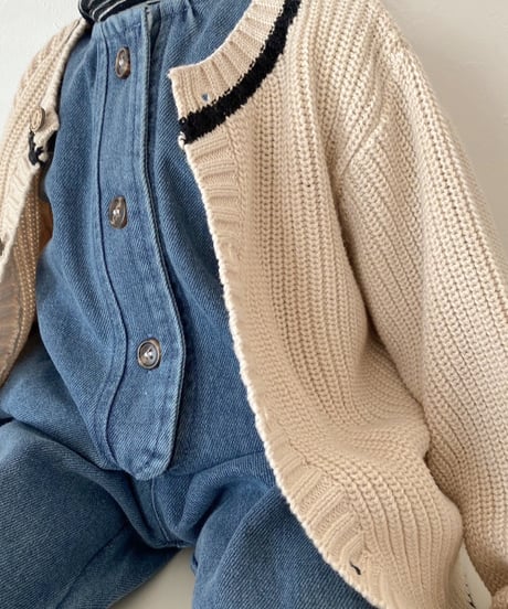 【 即納】denim jump suit