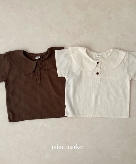【即納】 linen sailor blouse