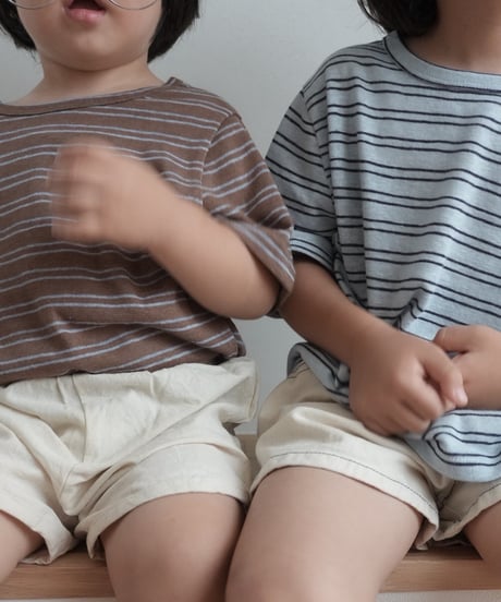【即納】daily border tee