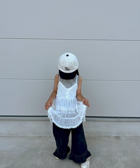 【即納】 tulle camisole tunic