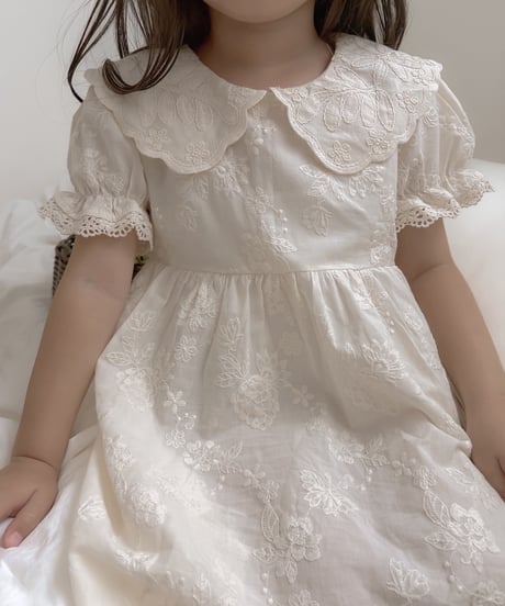 【即納】  blanc flower onepiece