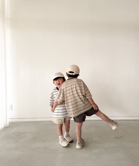 【即納】 vintage border tee