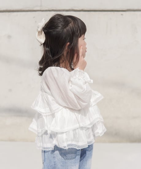 【再入荷】ruffle blouse