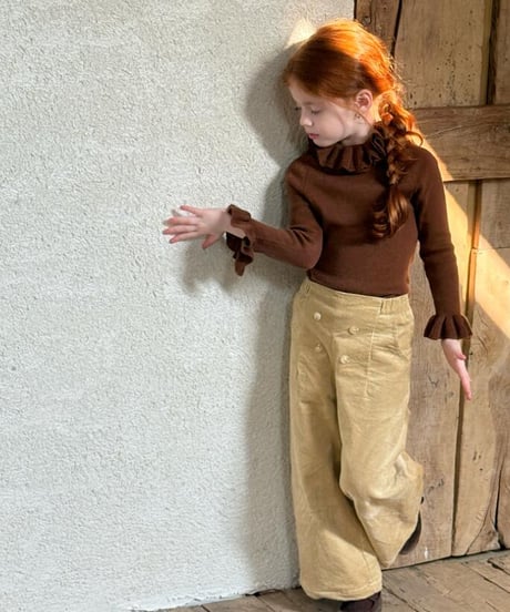 【即納】 button corduroy pants